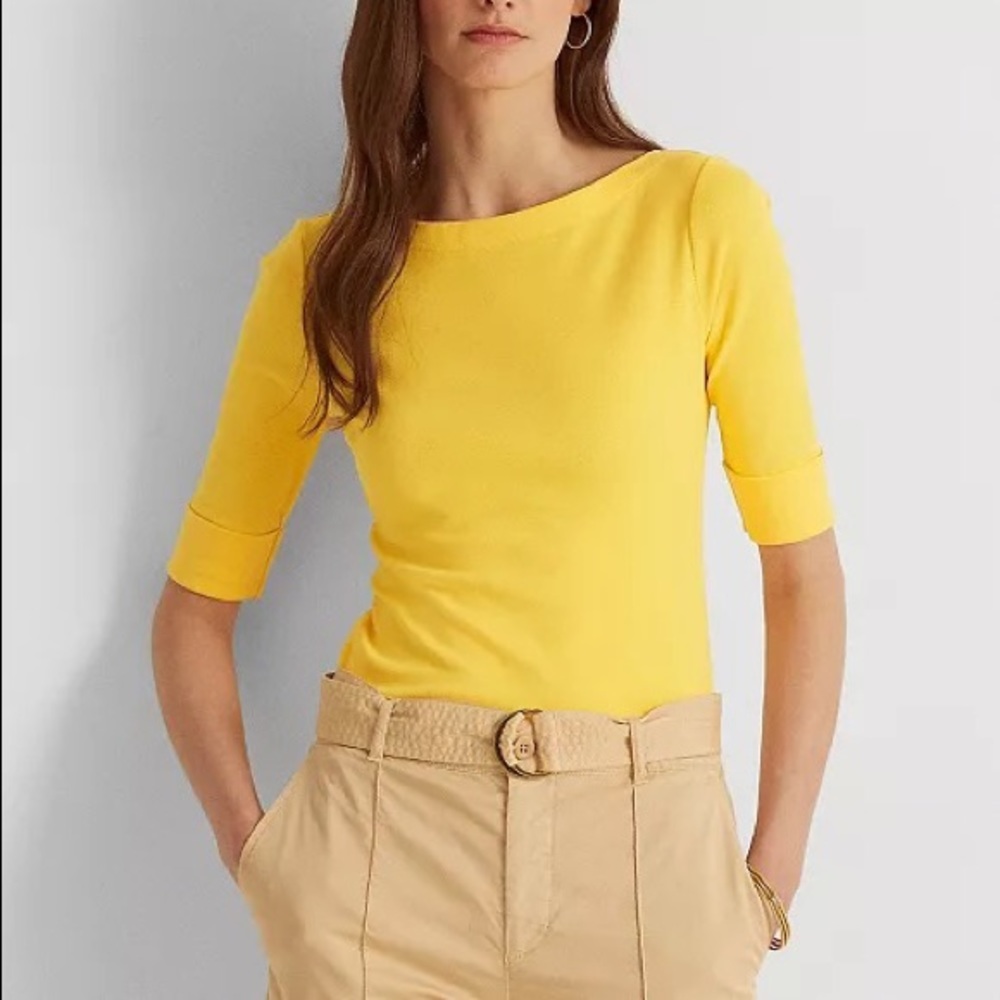 RALPH LAUREN FITTED TOP